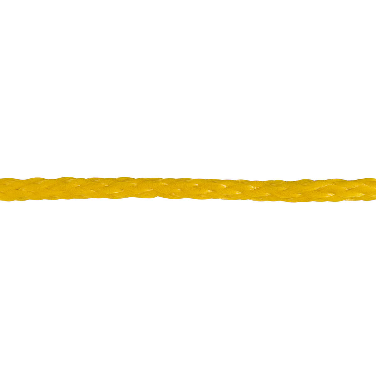 1/4"x100' Hollow Braided Polypropylene Rope, Yellow