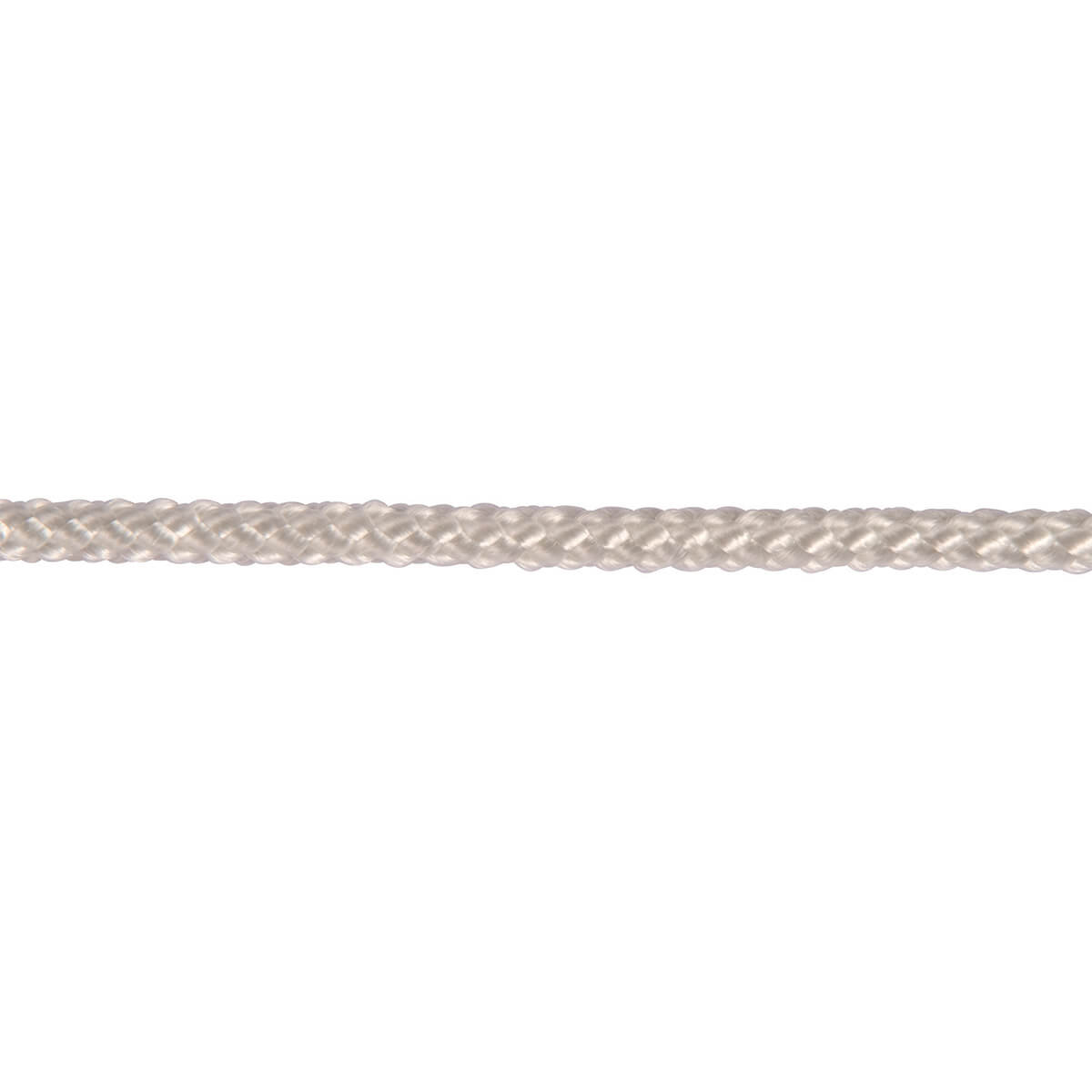 7/32"x100' Diamond Braided Polypropylene Rope, White