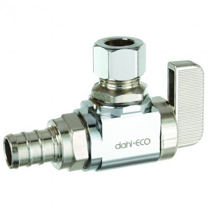 Mini Ball Angle Supply Stop Valve, Chrome