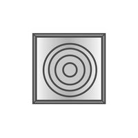 3/4" x 3" Square Medium Density Fibreboard Primed Corner Block Moulding