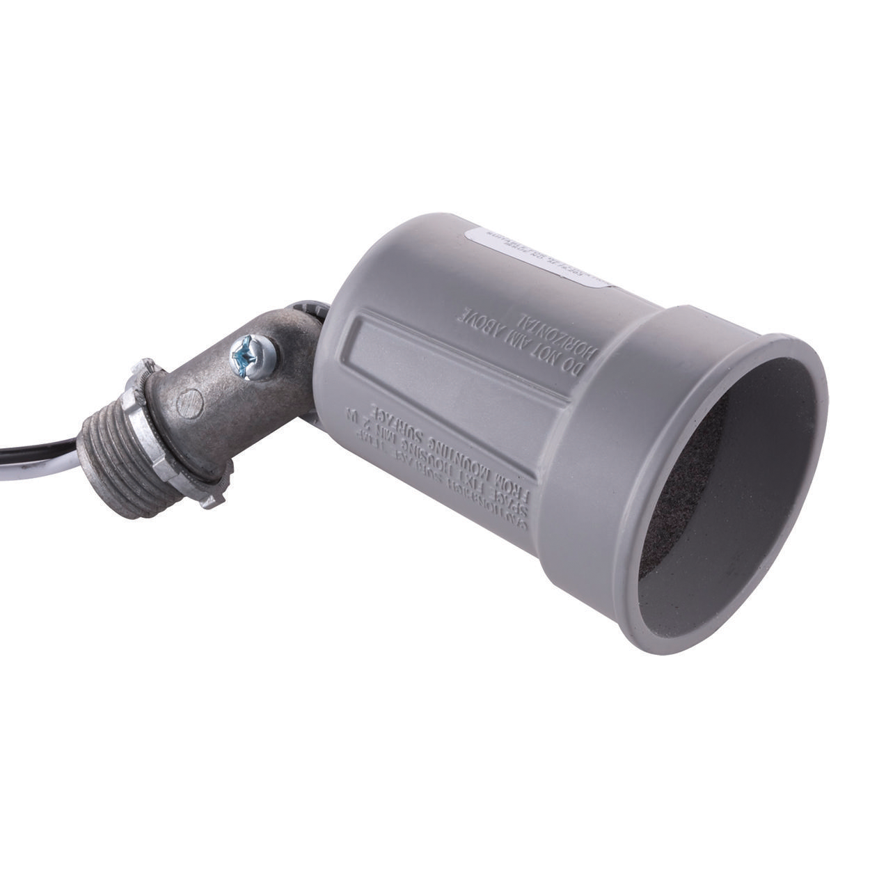 120V 5606-0 Adjustable Weatherproof Lampholder, Gray
