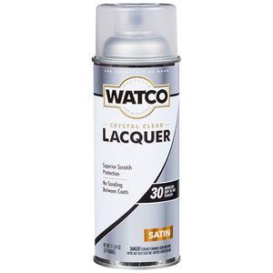 Watco Super Clear Finish Clear Lacquer In Satin Clear, 319 G Aerosol