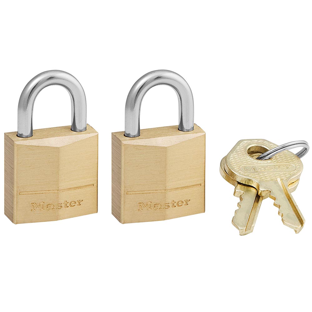PADLOCK BRS KA VRTCLR 7/16IN