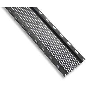 Canplas Duraflo Soffit Strip Vent - Black - Plastic -8 ft L x 2.40-in