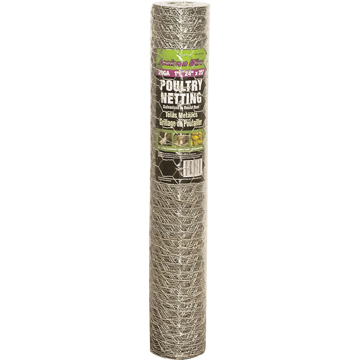 1"x24"x25' 20GA Poultry Netting