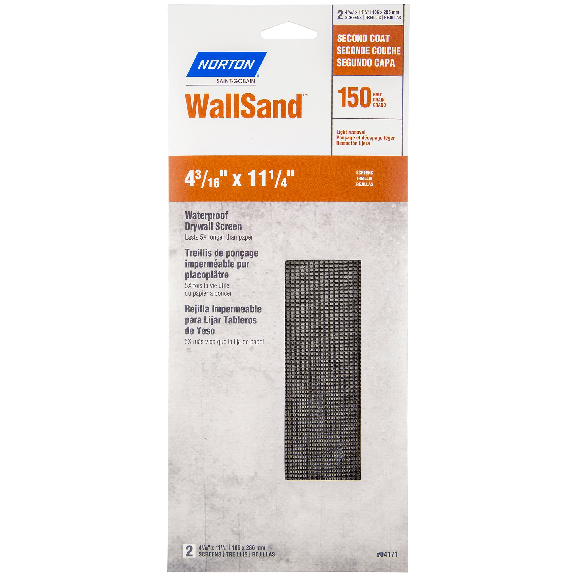 WallSand Q421/Q422 SC Fine 150 Grit Screen Sheet