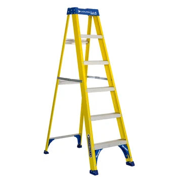 Heavy-Duty Fibreglass Stepladder 6 ft. Grade 1