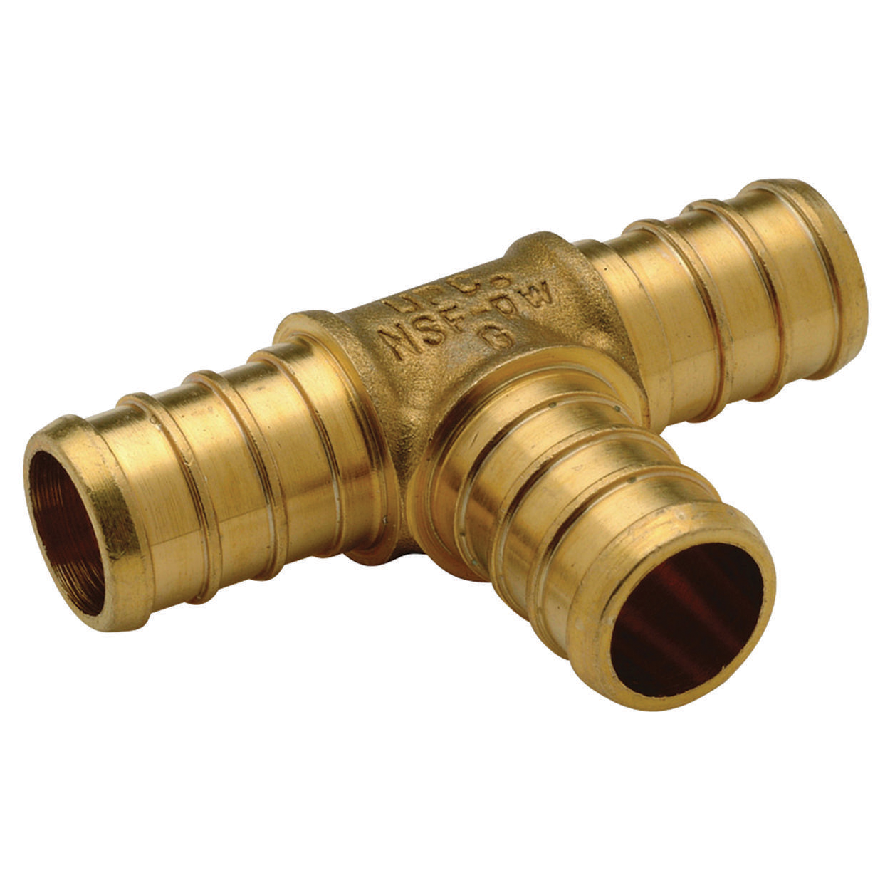 1/2" Brass Pex Tee Fitting (10/BG)