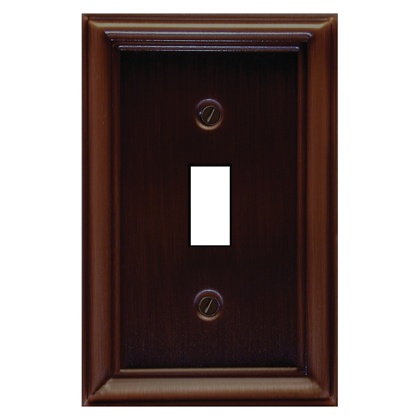 1 Gang Toggle Wall Plate, Oil Rubbed Bronze