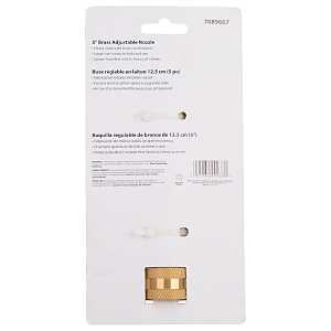5" Adjustable Brass Nozzle
