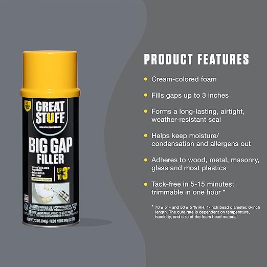 20oz Big Gap Filler Insulating Foam Sealant