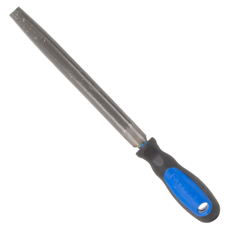 8" Half Round File w/ Rubber Grip