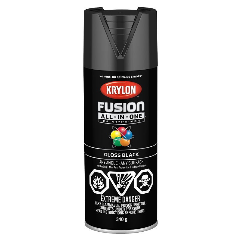 Fusion All-in-One Spray Paint, Gloss Navy 12OZ