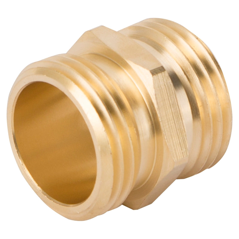 3/4" x 3/4" Garden Hose Connector, Brass