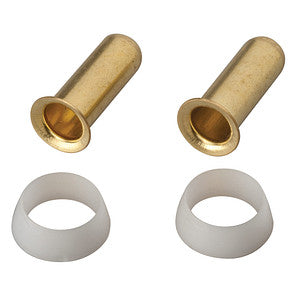 3/8" Faucet Sleeve w/ Plastic Rings