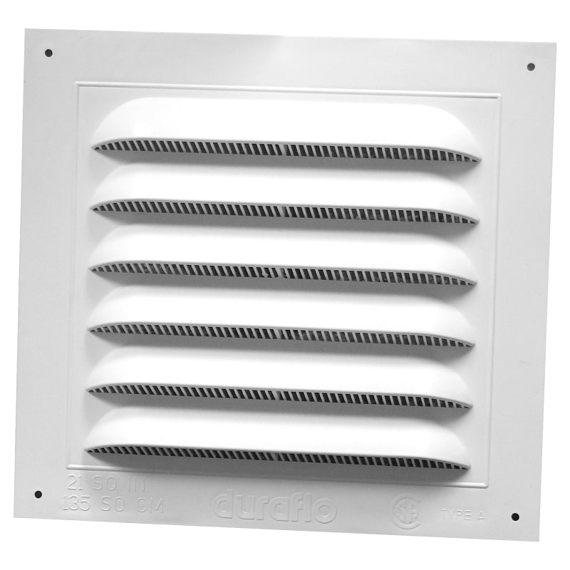 GABLE VENT 8X8IN STANDARD SQ