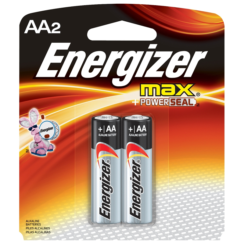 BATTERY MAX AA ALKALINE 2PK