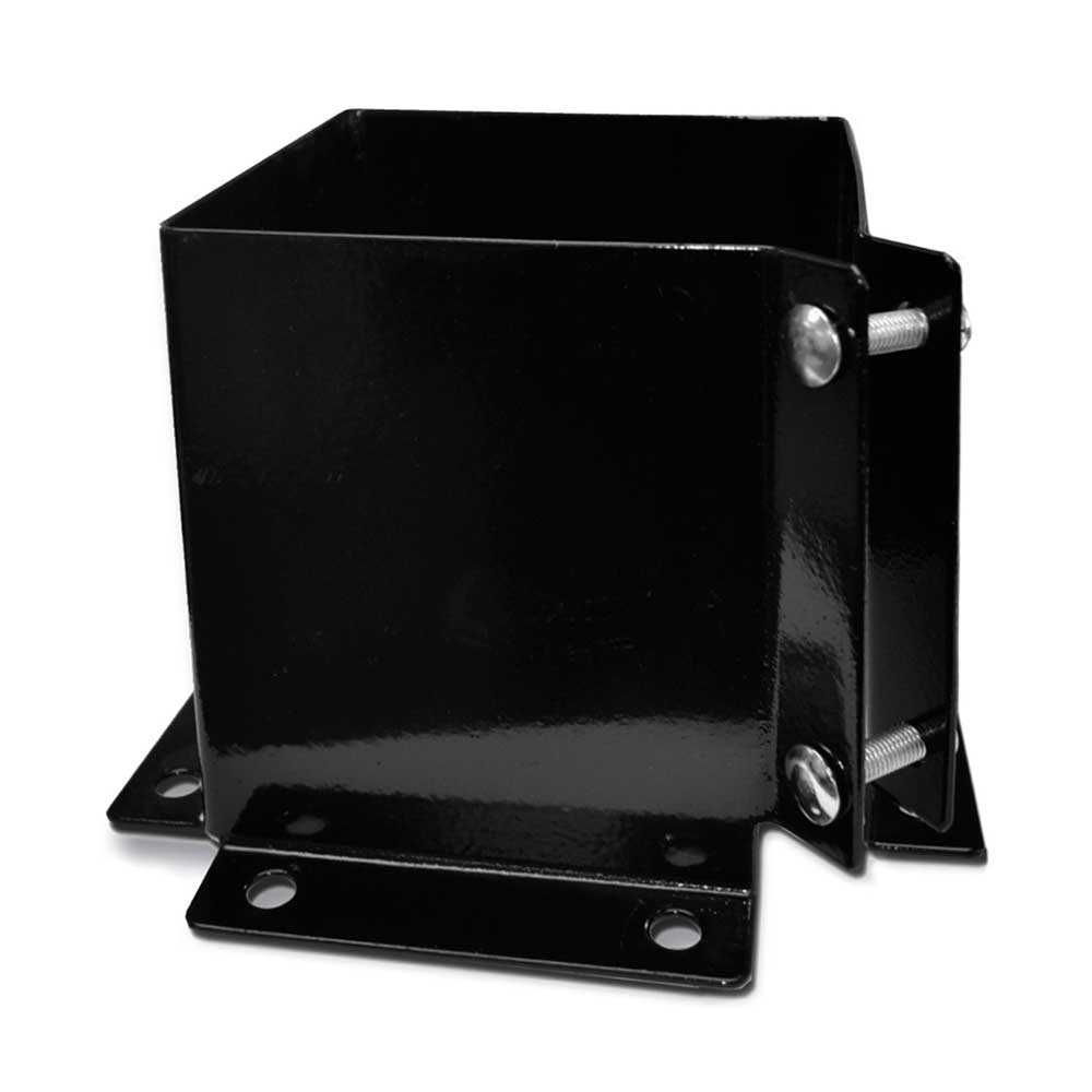 6"x6" Bolt Down Base 13061, Black