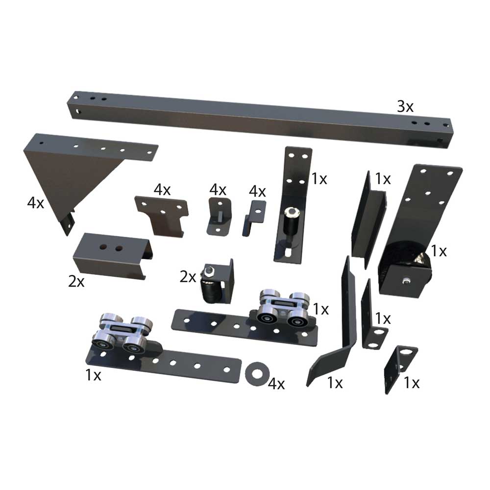 PYLEX HD FENCE SLIDE GATE KIT