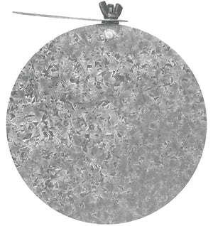 Imperial Round Damper with Key 4 inch Diameter, Steel GV0748