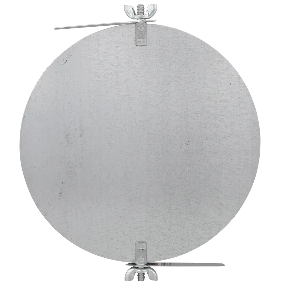 6" Round Damper w/Key Galvanized