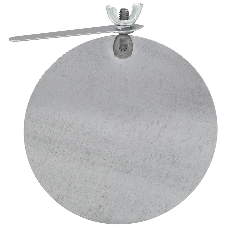 6" Round Damper w/Key Galvanized