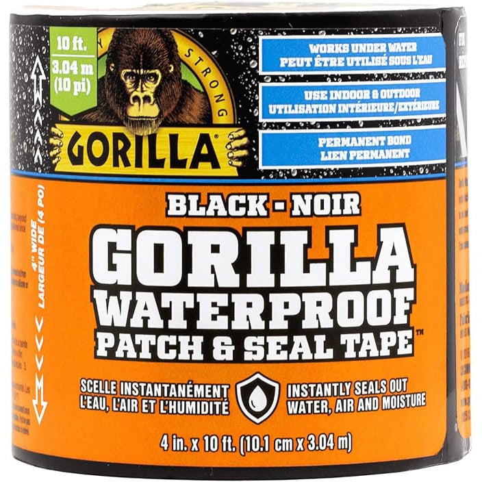 3M Gorilla Waterproof Patch & Seal Tape Black