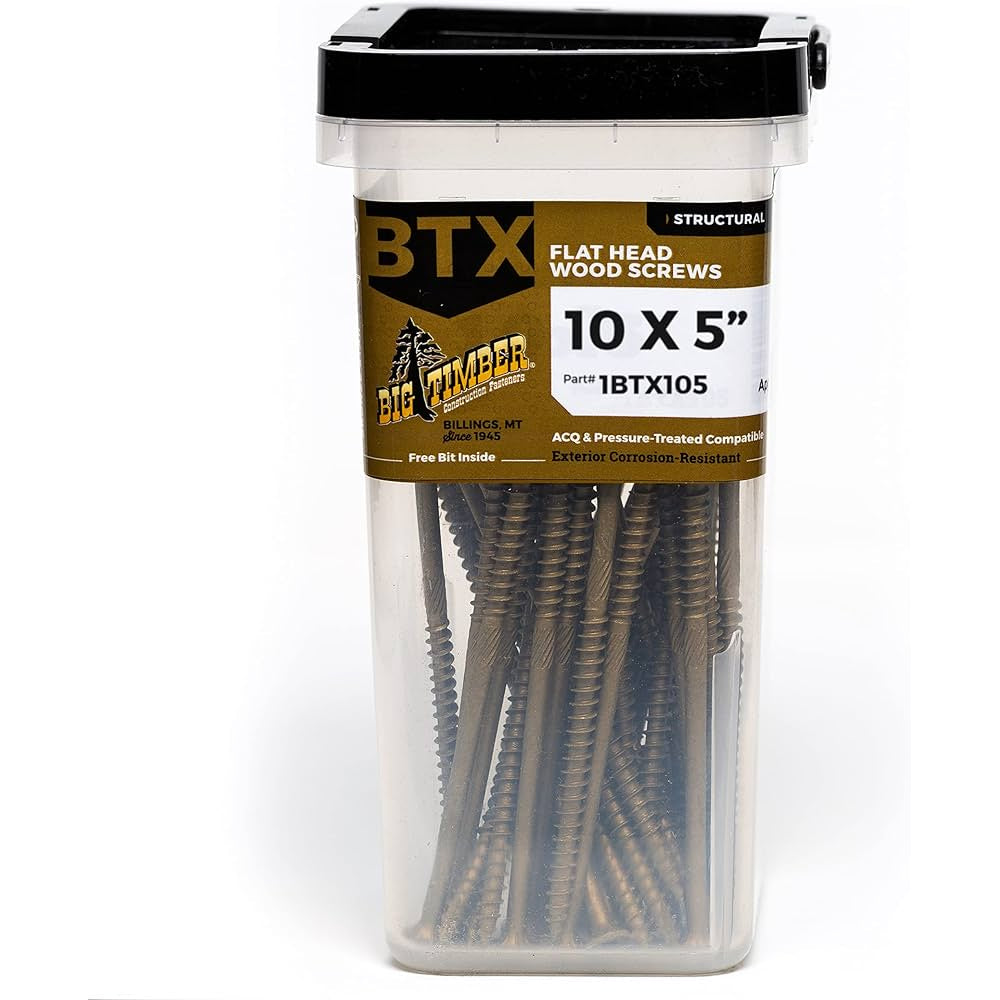 1# Bucket 10 x 5" Bronze Robertson® Flat Head (39/Bucket)