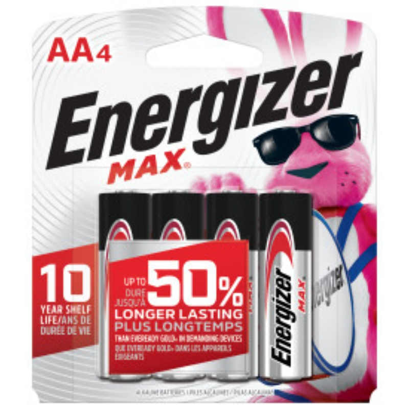 AA Alkaline Battery (4 Pack)