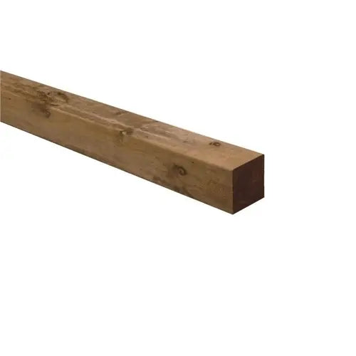 8"x8"x16' Brown Pressure Treated Post