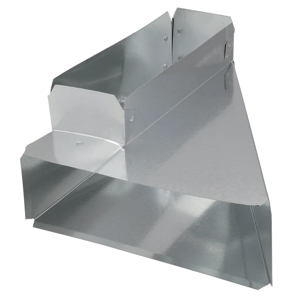 3-1/4" x 10" Left Reverse Elbow Galvanized