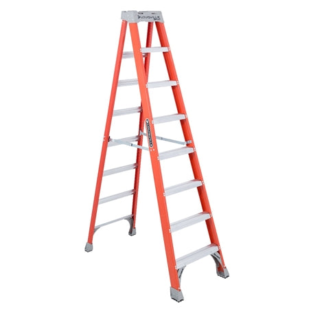 Step Ladder 8 foot, Fiberglass, Grade 1A (300 pounds)