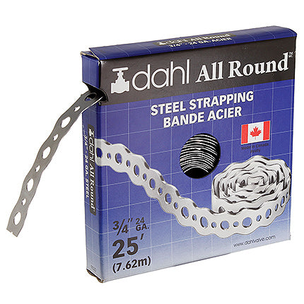 STRAP STL 24GA 3/4INX25FT