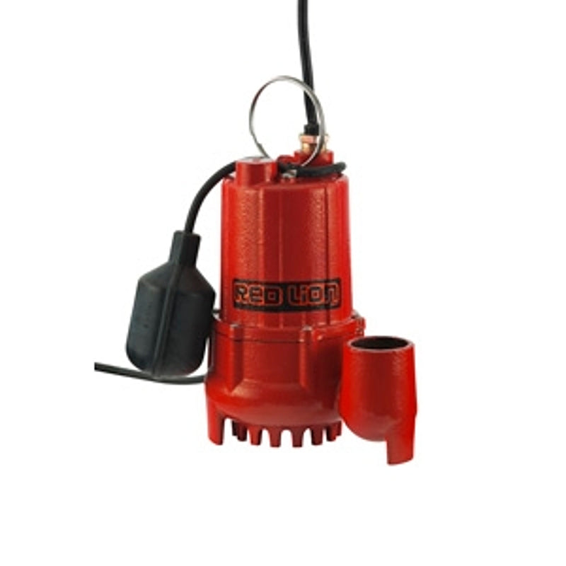 Sump Pump, 1-Phase, 4.4 A, 115 V, 1/3 hp, 1-1/2 in Outlet, 25 ft Max Head, 3350 gph, Cast Iron