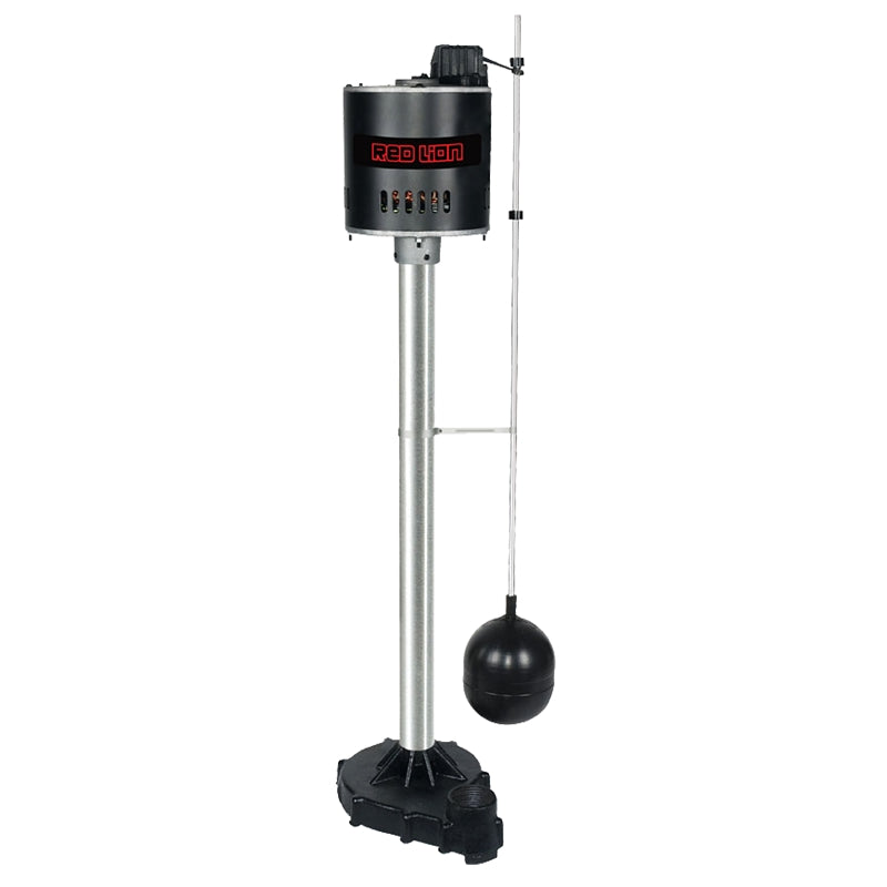 Pedestal Sump Pump, 1-Phase, 4 A, 115 V, 1/3 hp, 1-1/4 in Outlet, 3300 gph, 17 ft Max Head