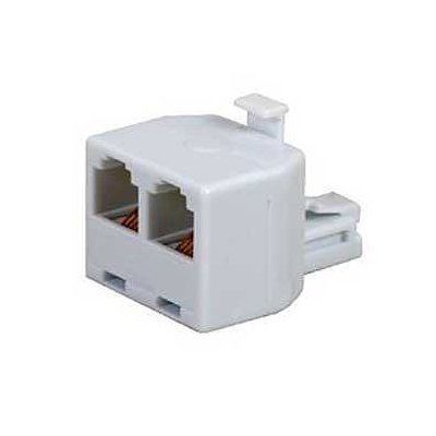 EXTENSION MODULAR ADAPTER 2 IN 1 WHITE