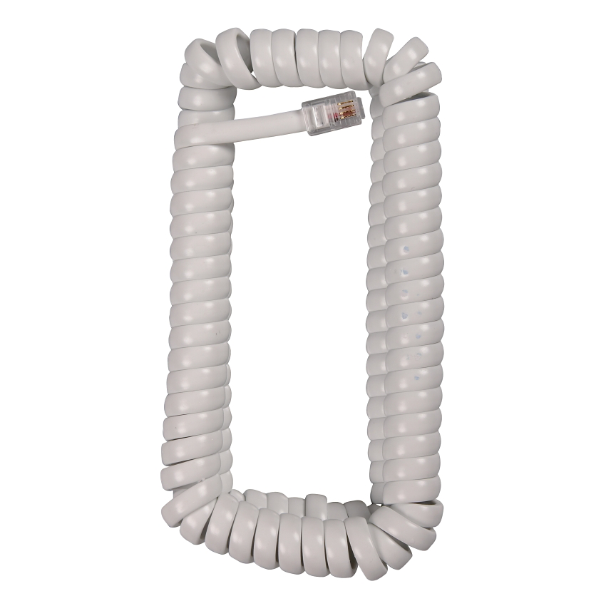 CORD COIL REPLACEMENT 12 FT WHITE