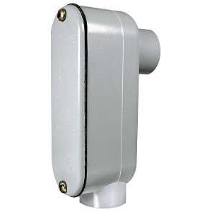 1" PVC Conduit LB Access Fitting, Grey