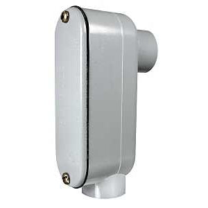 2" PVC Conduit LB Access Fitting, Grey