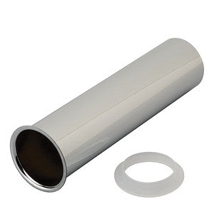 1-1/2"x6" Sink Tail Piece, Polished Chrome