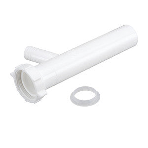 1-1/2"x8" Dishwasher Tailpiece Wye, White
