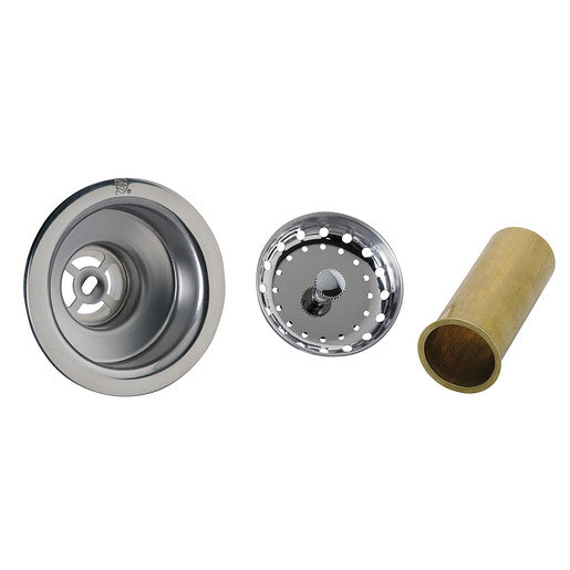 Universal Strainer Basket Assembly w/ Brass Tailpiece
