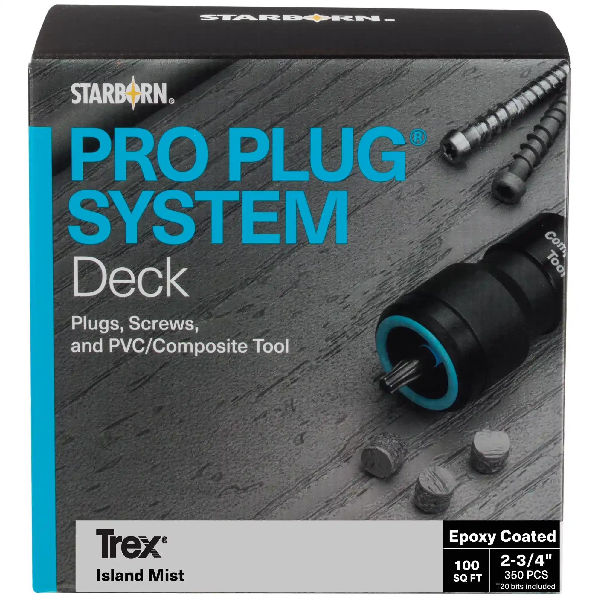 Trex Pro-Plug System, Island Mist (100 LF)