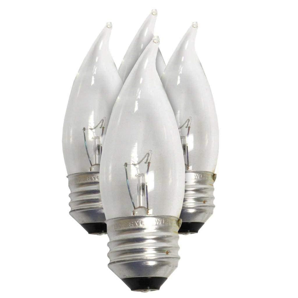 BULB LT CHNDLR 25W 120V CLR