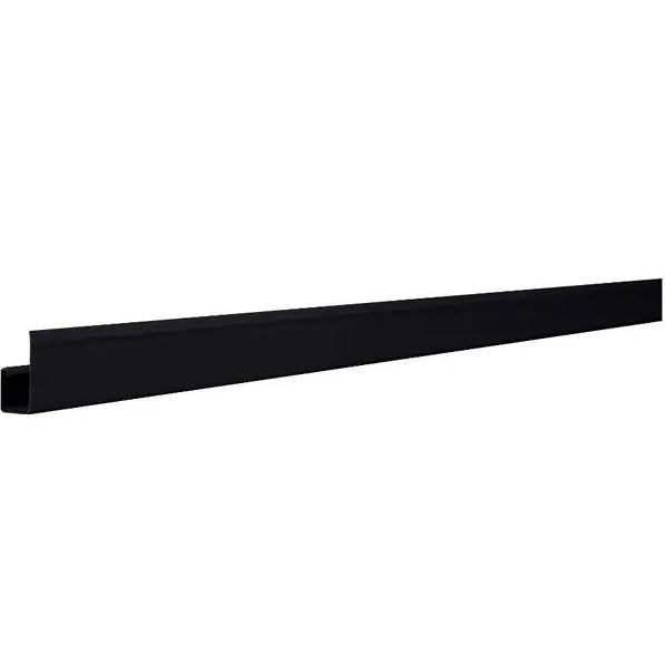ALUMINUM SOFFIT J - TRIM 1/2" X 12' BLACK