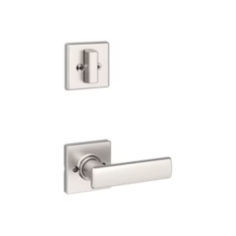 Tavaris-Breton Lever-  Keyed Entry Gripset, Single Cylinder, Satin Nickel