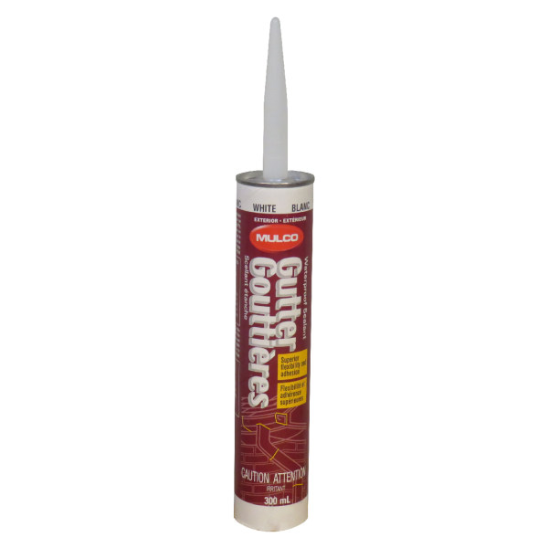 Mulco Gutter Seal, 010 White 300ML