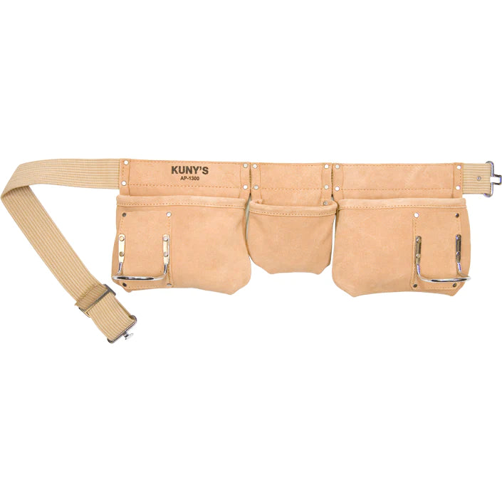 KUNY'S Carpenter Apron, 5- Pocket, Split-Leather