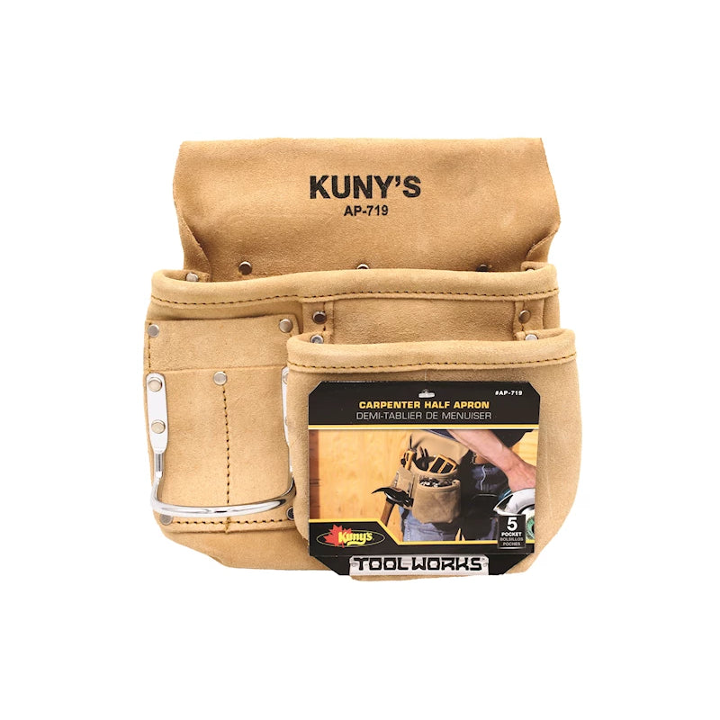 5-Pocket Journeyman Carpenter Half Apron