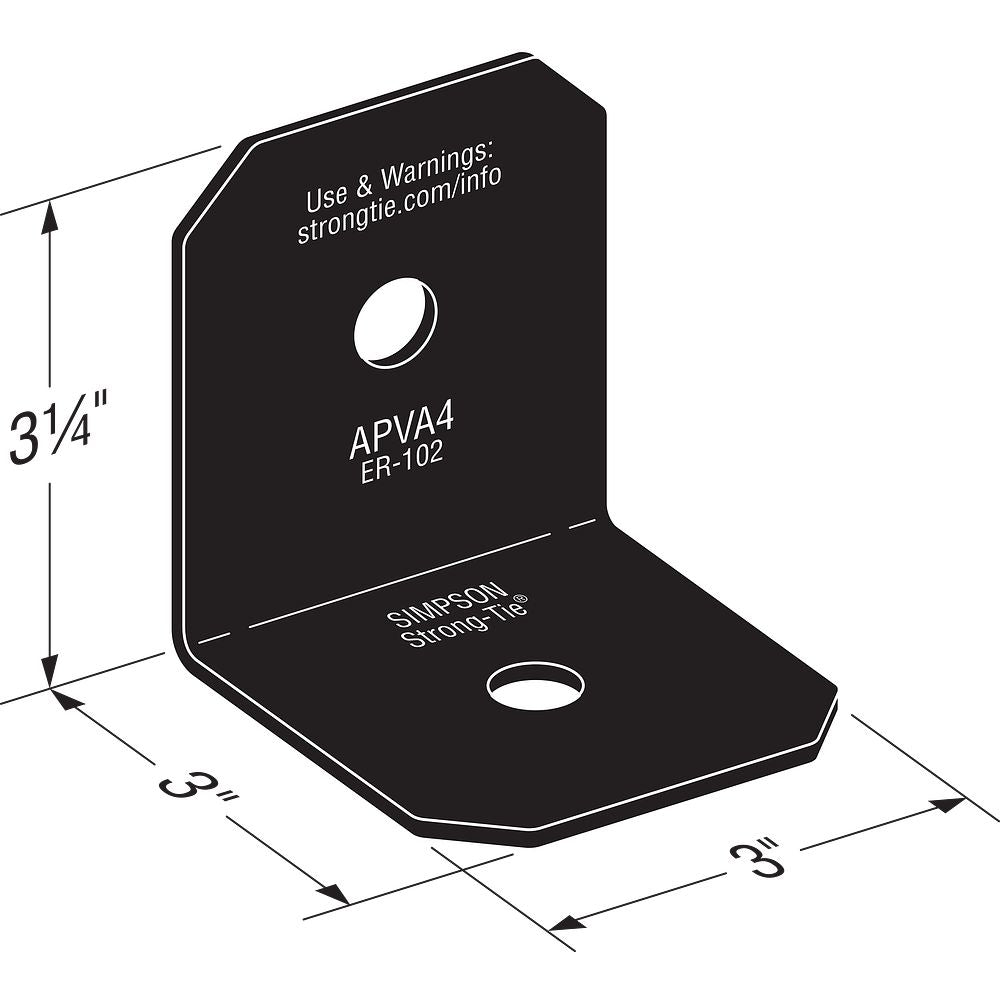 Ornamental 90° Angle for 4x Lumber